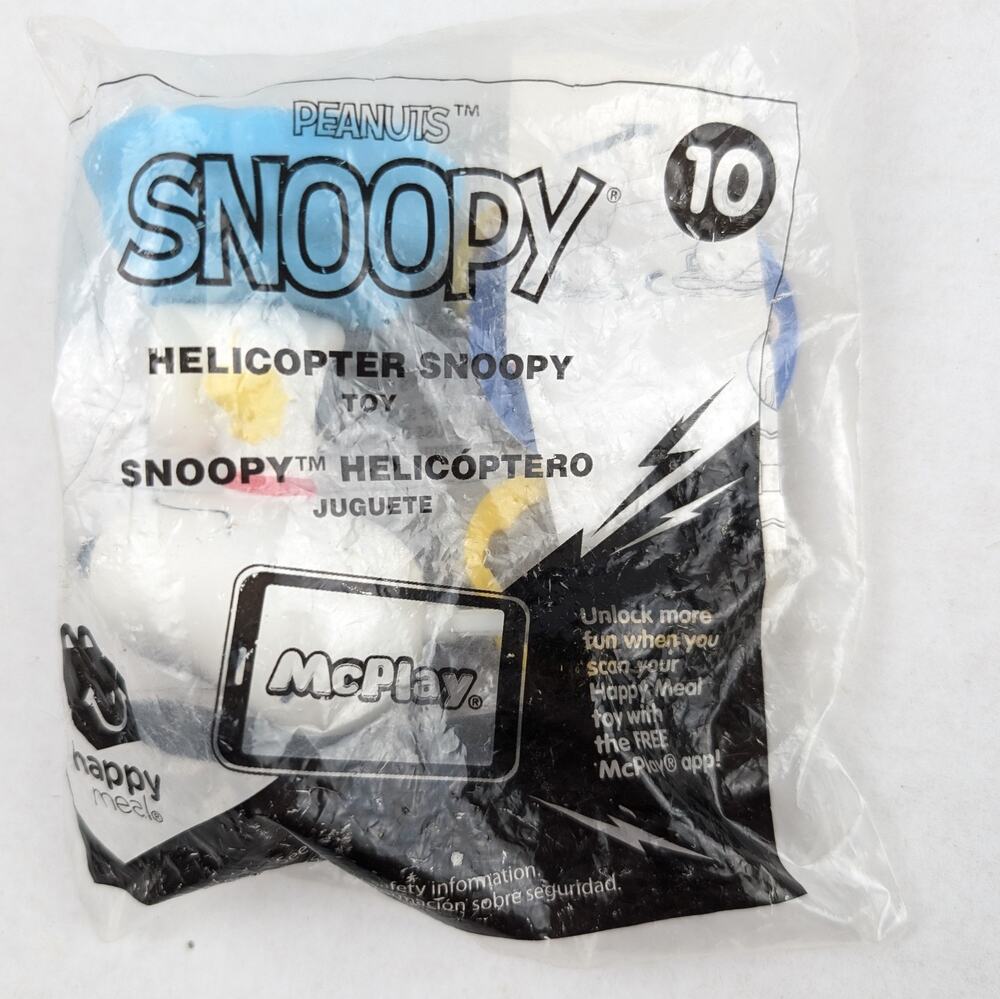 Helicopter Snoopy 2018 McDonald’s Happy Meal Toy #10 Peanuts